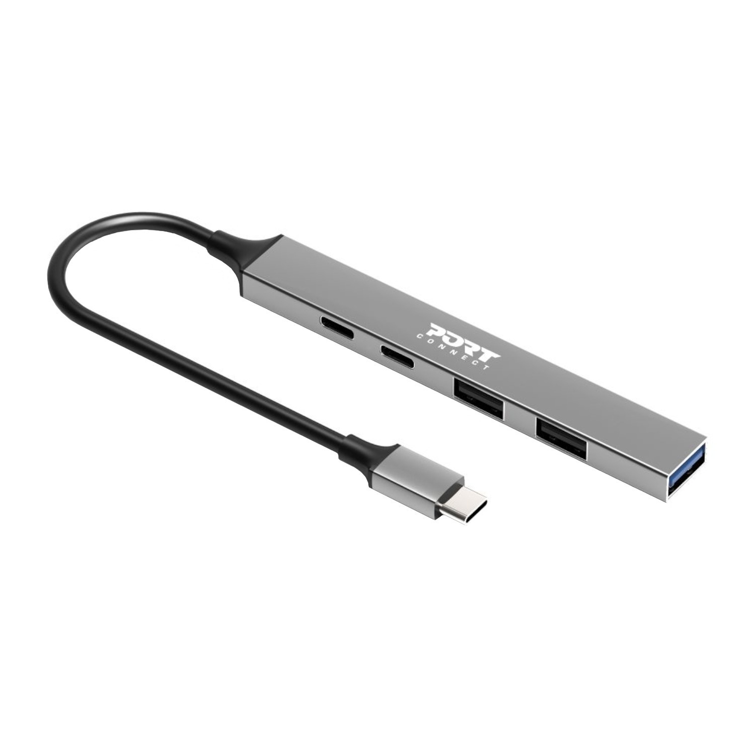 Port USB Type-C Hub 4 x USB + 1 x Charging Port 1 900163_Port-USB-Type-C-Hub-4-x-USB-1-x-Charging-Po. Port USB Type-C Hub 4 x USB + 1 x Charging Port