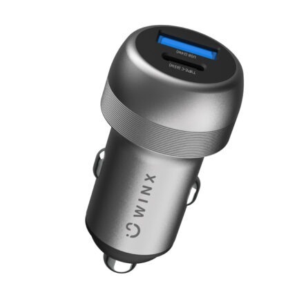 WX-CC102_WINX-POWER-Fast-89W-Car-Charger-Silver_wr. WINX POWER Fast 89W Car Charger