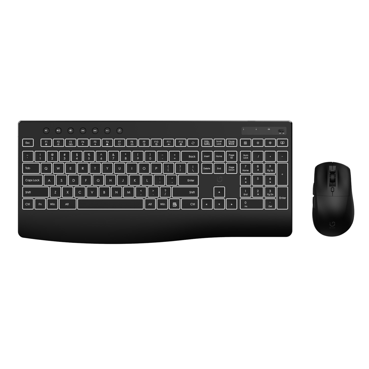 WINX DO Business Backlit Wired Keyboard and Mouse Combo 1 WX-CO105_WINX-DO-Business-Backlit-Wireled-Keyboard. WINX DO Business Backlit Wired Keyboard and Mouse Combo