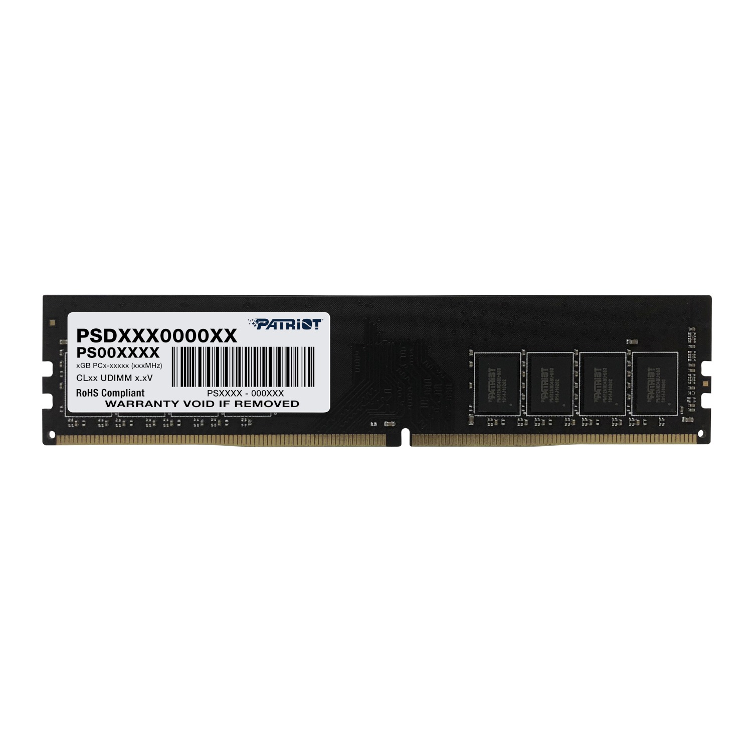 Patriot Signature Line 8GB DDR4 3200MHz Desktop Memory 1 PSD48G320081_Patriot-Signature-Line-DDR4-8GB-3200M. Patriot Signature Line 8GB DDR4 3200MHz Desktop Memory
