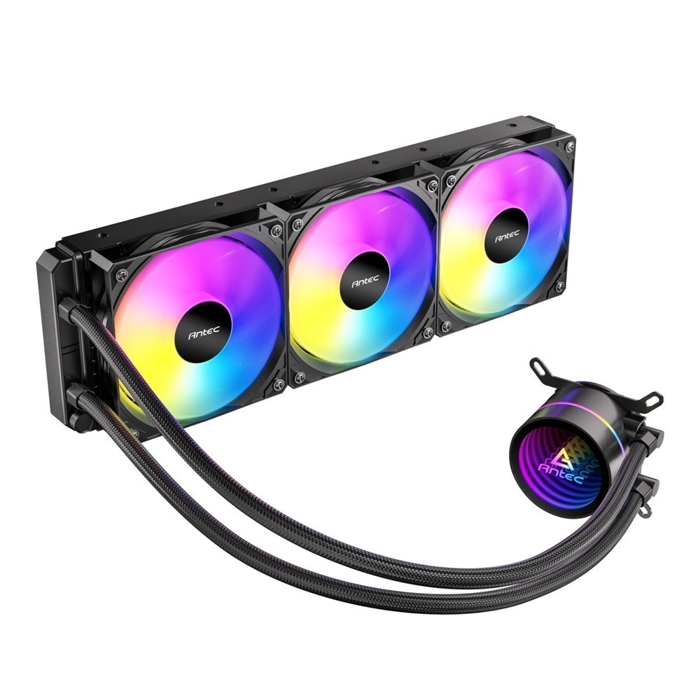 Antec Luna 360 ARGB CPU Liquid Cooler - Black 1 LUNA-360-ARGB_Antec-Luna-360-ARGB-CPU-Liquid-Coole. Antec Luna 360 ARGB CPU Liquid Cooler - Black
