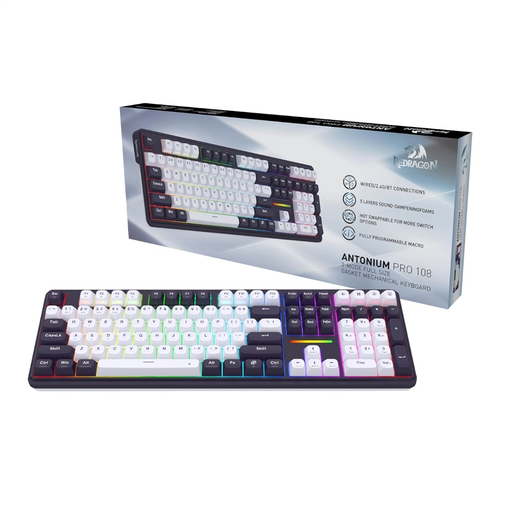 Redragon K745 Pro ANTONIUM Full-size Mechanical Gaming Keyboard 1 RD-K745WB-RGB-PRO_Redragon-K745-Pro-ANTONIUM-Full-. Redragon K745 Pro ANTONIUM Full-size Mechanical Gaming Keyboard