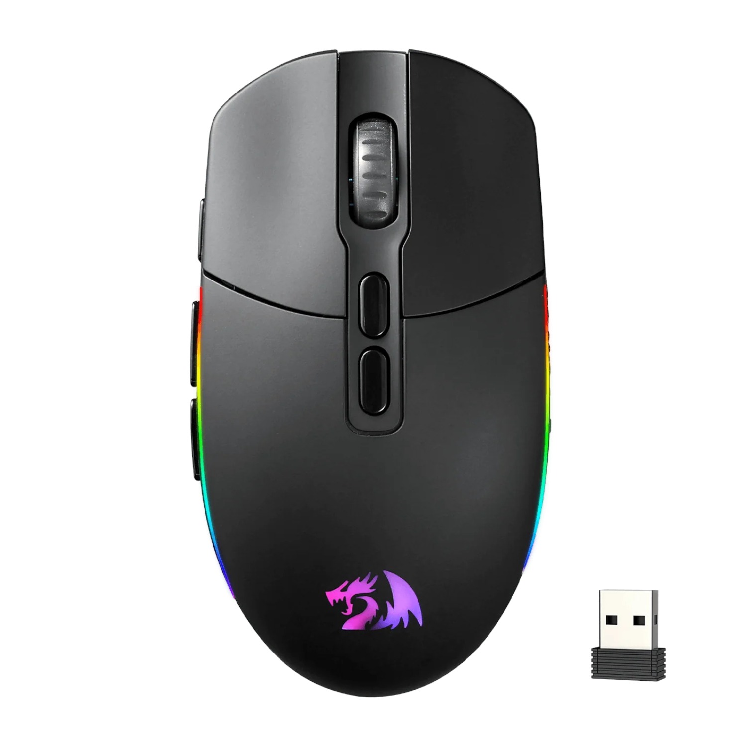 Redragon M719 Pro INVADER 10000DPI 2.4GHz Wireless Gaming Mouse - Black 1 RD-M719RGB-PRO_Redragon-M719-Pro-INVADER-10000DPI-. Redragon M719 Pro INVADER 10000DPI 2.4GHz Wireless Gaming Mouse - Black