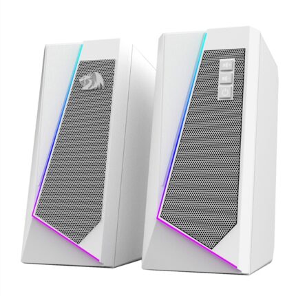 RD-GS520W_Redragon-GS20W-ANVIL-3W-2.0-RGB-Stereo-D. Redragon GS20W ANVIL 3W 2.0 RGB Stereo Desktop PC Speakers - White