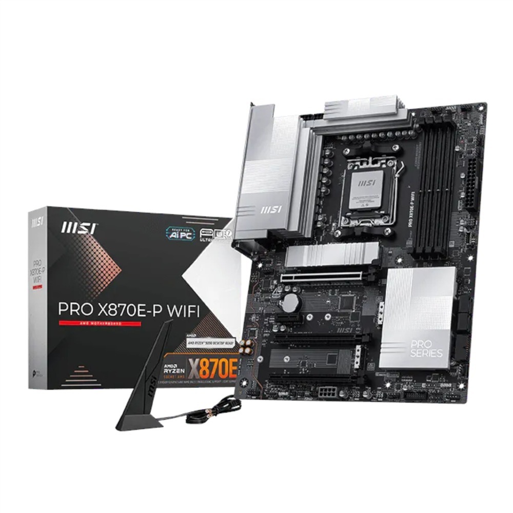 MSI PRO X870E-P WIFI AM5 ATX Motherboard 1 PRO-X870E-PWIFI_MSI-PRO-X870E-P-WIFI-AM5-ATX-Mothe. MSI PRO X870E-P WIFI AM5 ATX Motherboard