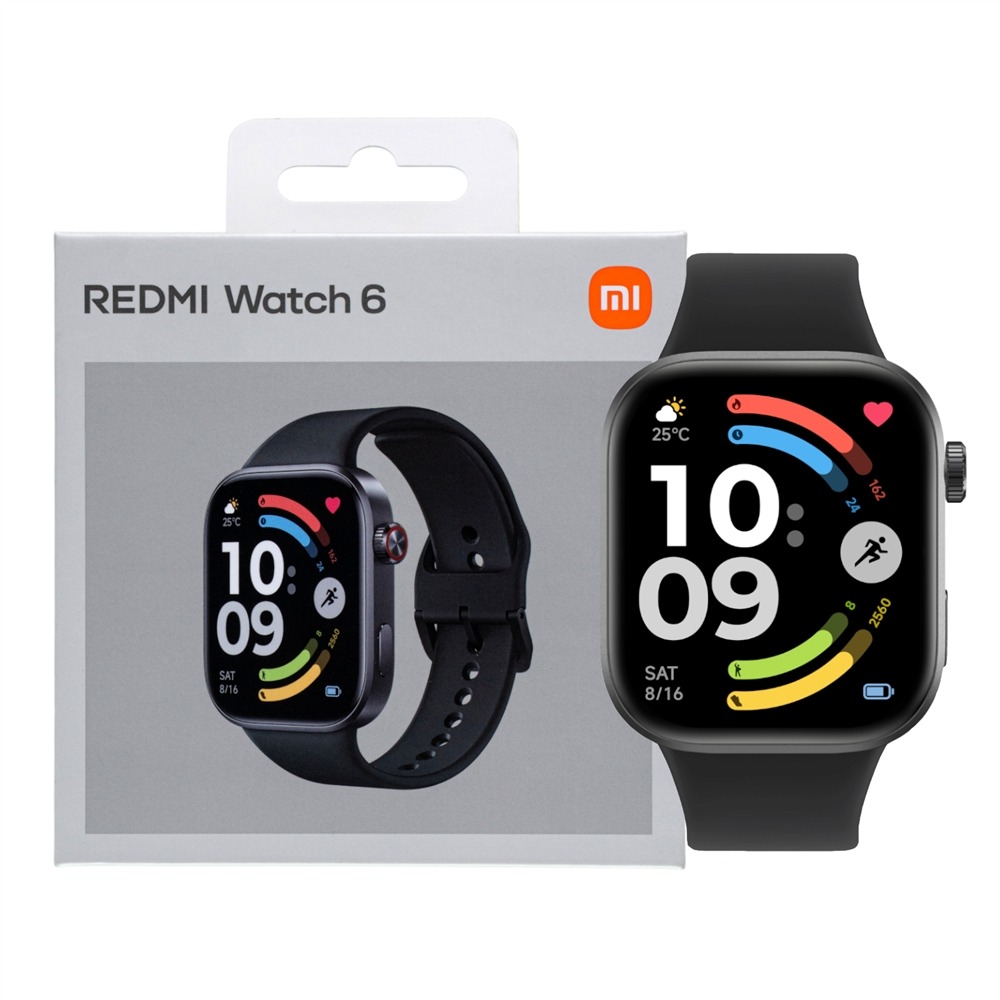 Xiaomi Redmi Watch 6 - Obsidian Black 2 BHR08CIGL_Xiaomi-Redmi-Watch-6-–-Obsidian-Black_wr. Xiaomi Redmi Watch 6 - Obsidian Black