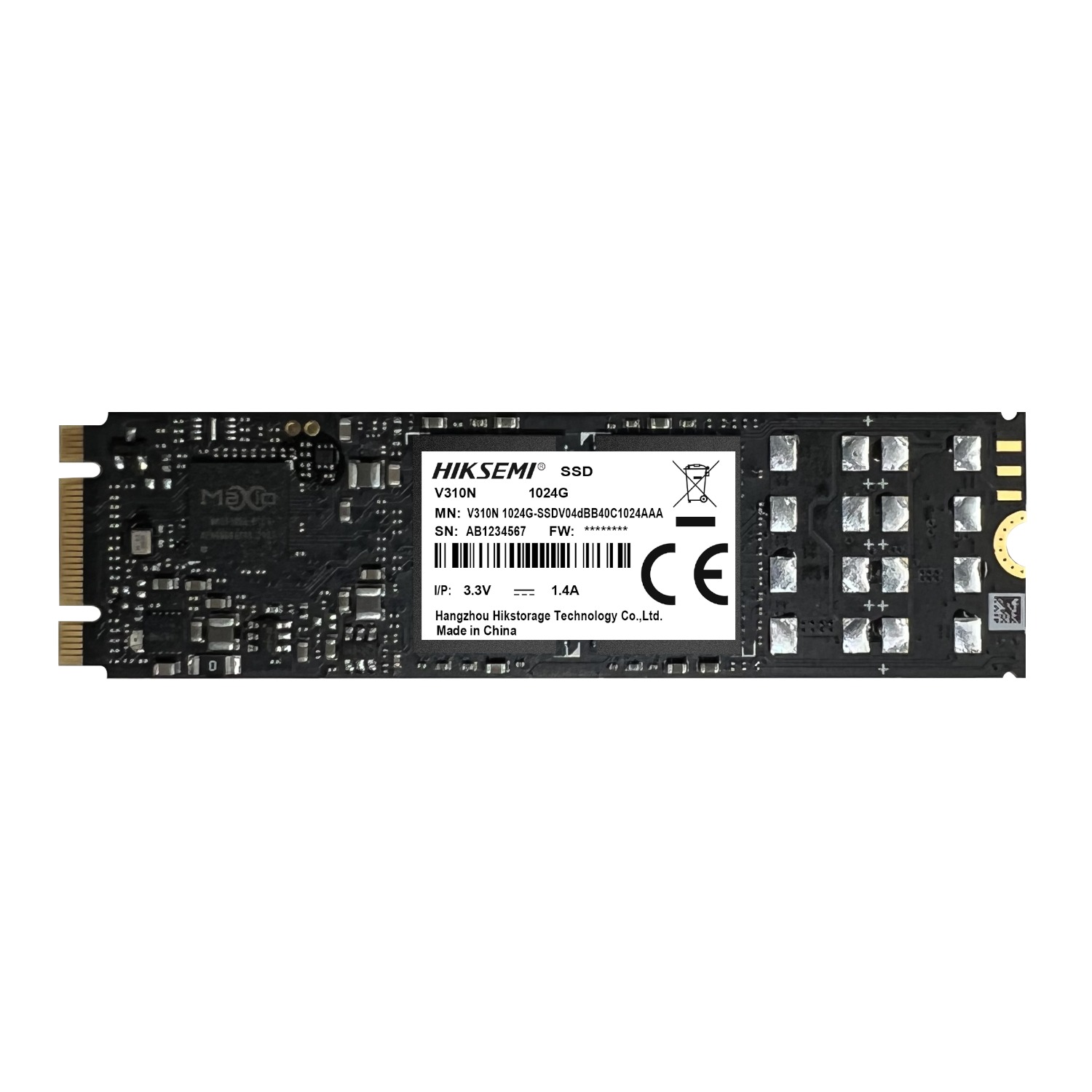 Hiksemi V310N 1TB M.2 SATA Surveillance SSD 1 HS-SSD-V310N-1024G_Hiksemi-V310N-1TB-M.2-SATA-Surv. Hiksemi V310N 1TB M.2 SATA Surveillance SSD