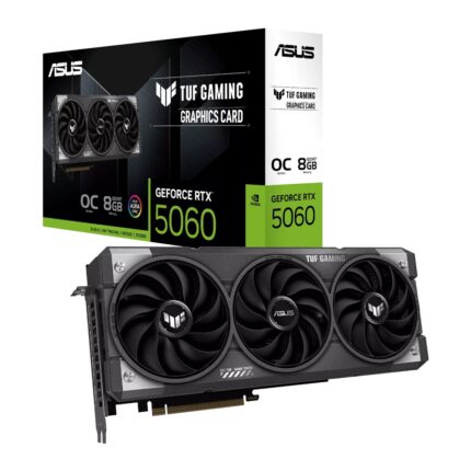 TUF-RTX5060-O8G_ASUS-TUF-Gaming-GeForce-RTX-5060-8. ASUS TUF Gaming GeForce RTX 5060 8GB GDDR7 OC Edition Graphics Card