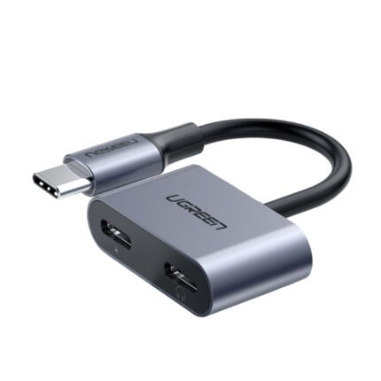 CM232-60165_UGREEN-USB-Type-C-Dual-Audio-Charging-. UGREEN USB Type-C Dual Audio and Charging Adapter (15W PD, 2-in-1 Splitter)