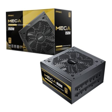 MEGA850_Antec-MEGA-850W-ATX3.1-80-Plus-Gold-PCIE-5. Antec MEGA 850W 80 PLUS Gold ATX3.1 PCIE 5.1 Fully Modular Power Supply