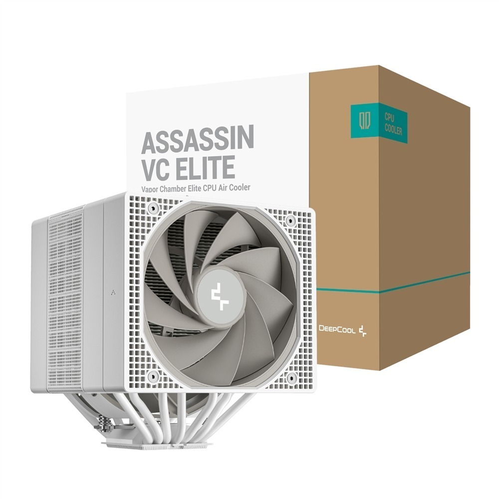 DeepCool ASSASSIN VC ELITE CPU Air Cooler - White 1 R-ASN4-WHNVNN-GJD_DeepCool-Assassin-VC-Elite-CPU-A. DeepCool ASSASSIN VC ELITE CPU Air Cooler - White