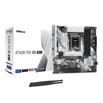 B760M-PRO-RS-WIFI_ASRock-B760M-Pro-RS-WiFi-Intel-L. ASRock B760M Pro RS WiFi Intel LGA 1700 MATX Gaming Motherboard