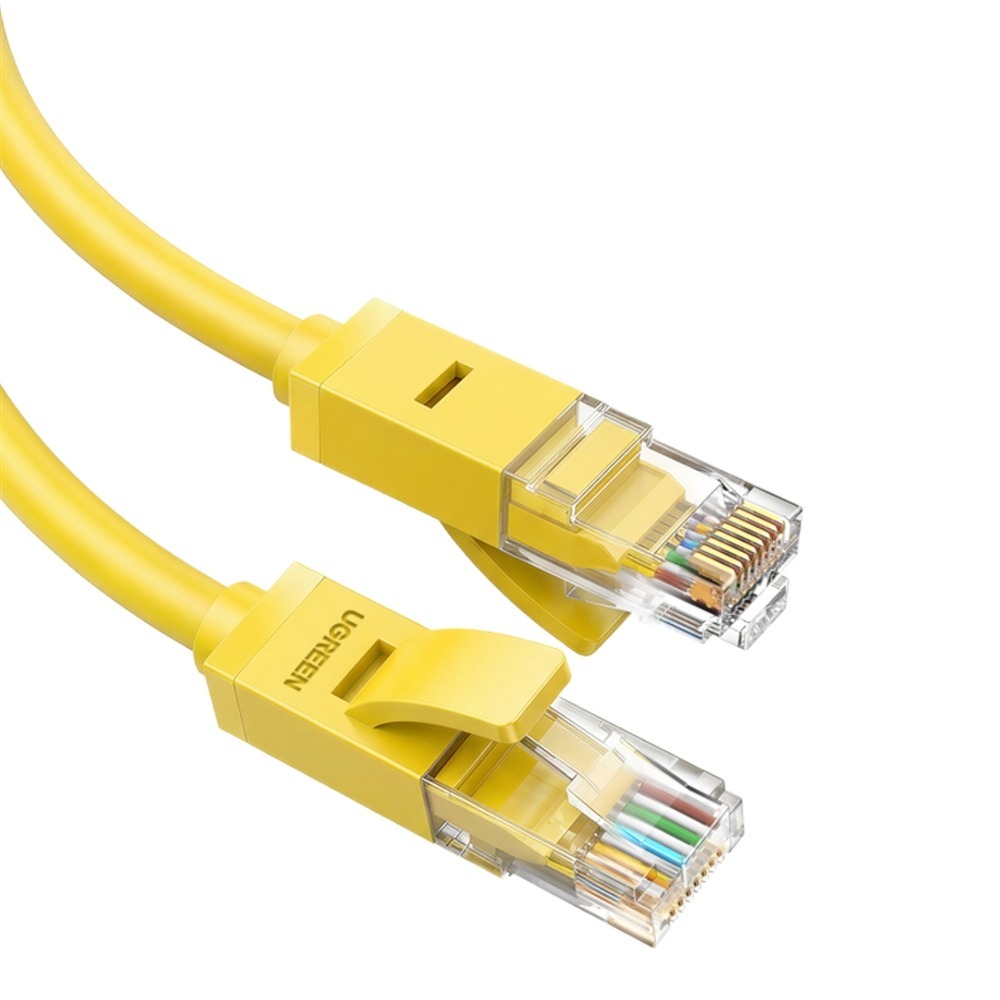 UGREEN RJ45 CAT6 2m LAN Network Cable – (1Gbps, 250MHz) – Yellow 1 NW102-15860_-UGREEN-Cat6-RJ45-Gigabit-Ethernet-Cab. UGREEN RJ45 CAT6 2m LAN Network Cable – (1Gbps, 250MHz) – Yellow