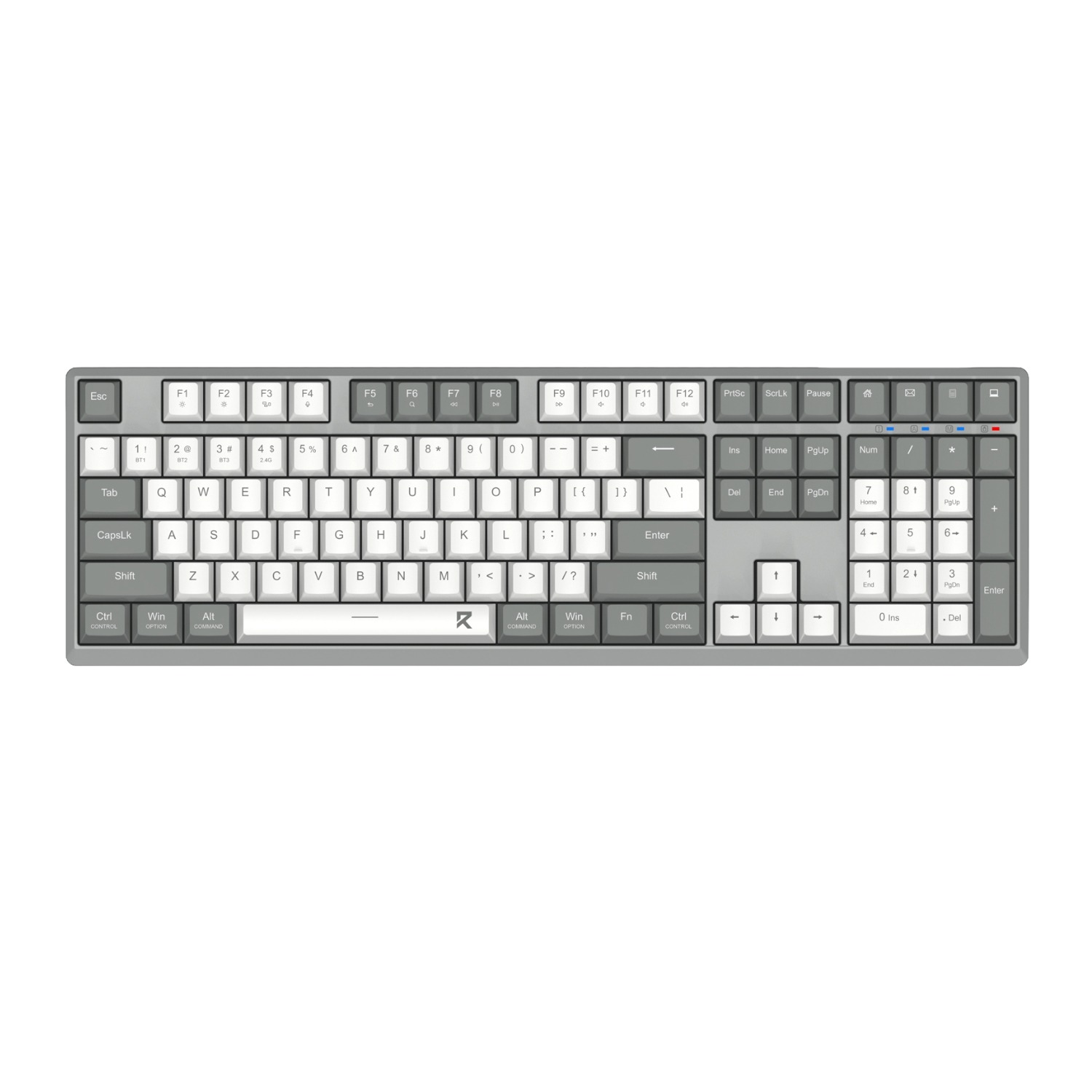 Redragon BK-7485 Wireless Office Keyboard - Grey 1 RD-BK-7485_-Redragon-BK-7485-Wireless-Office-Keybo. Redragon BK-7485 Wireless Office Keyboard - Grey
