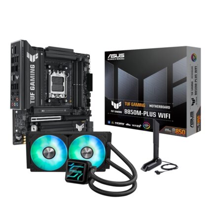 ASUS_CC_BUN_1_Asus-TUF-Gaming-B850M-PLUS-WIFI-and-. Asus TUF Gaming B850M-PLUS WIFI and Asus Prime LC 240 ARGB Liquid CPU Cooler Bundle