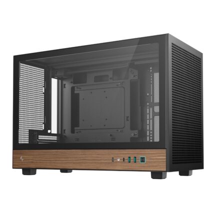 R-CH260-BKNWM0-G-1_DeepCool-CH260-Wood-mATX-Gaming. DeepCool CH260 Wood mATX Gaming Chassis - Black