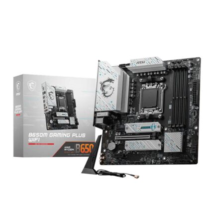 B650MGAMINGPLUSWIFI_OFFICE_MSI-B650M-Gaming-Plus-W. MSI B650M Gaming Plus WiFi AM5 M-ATX Gaming Motherboard