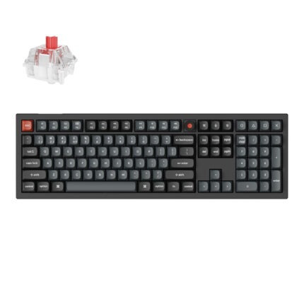 V6U-D1_Keychron-V6-Ultra-8K-Wireless-Custom-Mechan. Keychron V6 Ultra 100% 8K Red Switch Hot-Swappable Gateron Jupiter RGB Wireless Keyboard