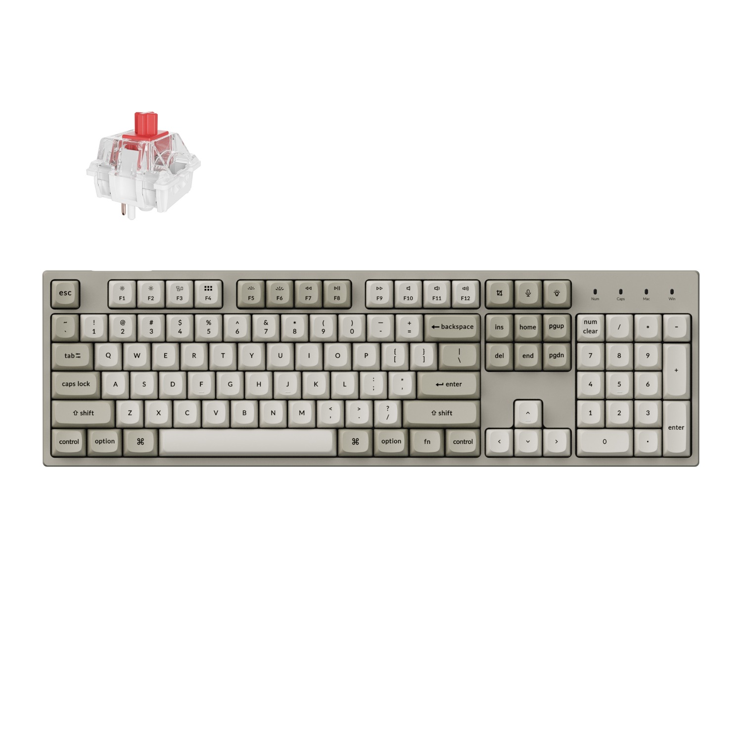 Keychron C2 Pro 100% 8K Super Red Switch Hot-Swap RGB Wired Custom Mechanical Keyboard 1 C2PX-M1_Keychron-C2-Pro-100-8K-Super-Red-Switch-Ho. Keychron C2 Pro 100% 8K Super Red Switch Hot-Swap RGB Wired Custom Mechanical Keyboard