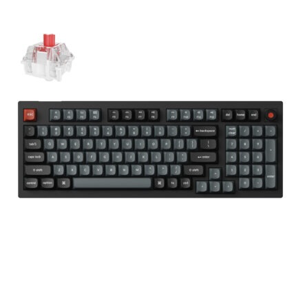 V5U-D1_Keychron-V5-Ultra-96-8K-Red-Switch-Hot-Swap. Keychron V5 Ultra 96% 8K Red Switch Hot-Swapple Silk POM RGB Wireless Keyboard
