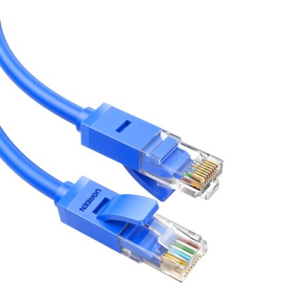 NW102-11201_UGREEN-Cat6-UTP-Flat-Ethernet-Blue-Cab. UGREEN Cat6 UTP Flat Ethernet Blue Cable - 1 Metre