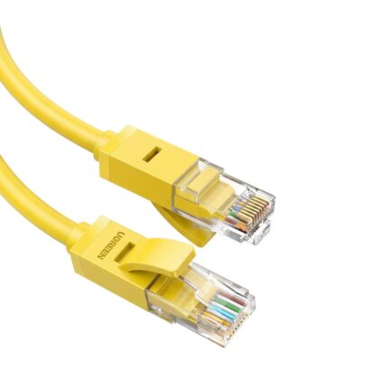 NW102-15859_UGREEN_CAT6_UUTP_LAN_CBL_1M_YEL_wr_01.. UGREEN Cat6 UTP Flat Ethernet Cable 1M – Yellow