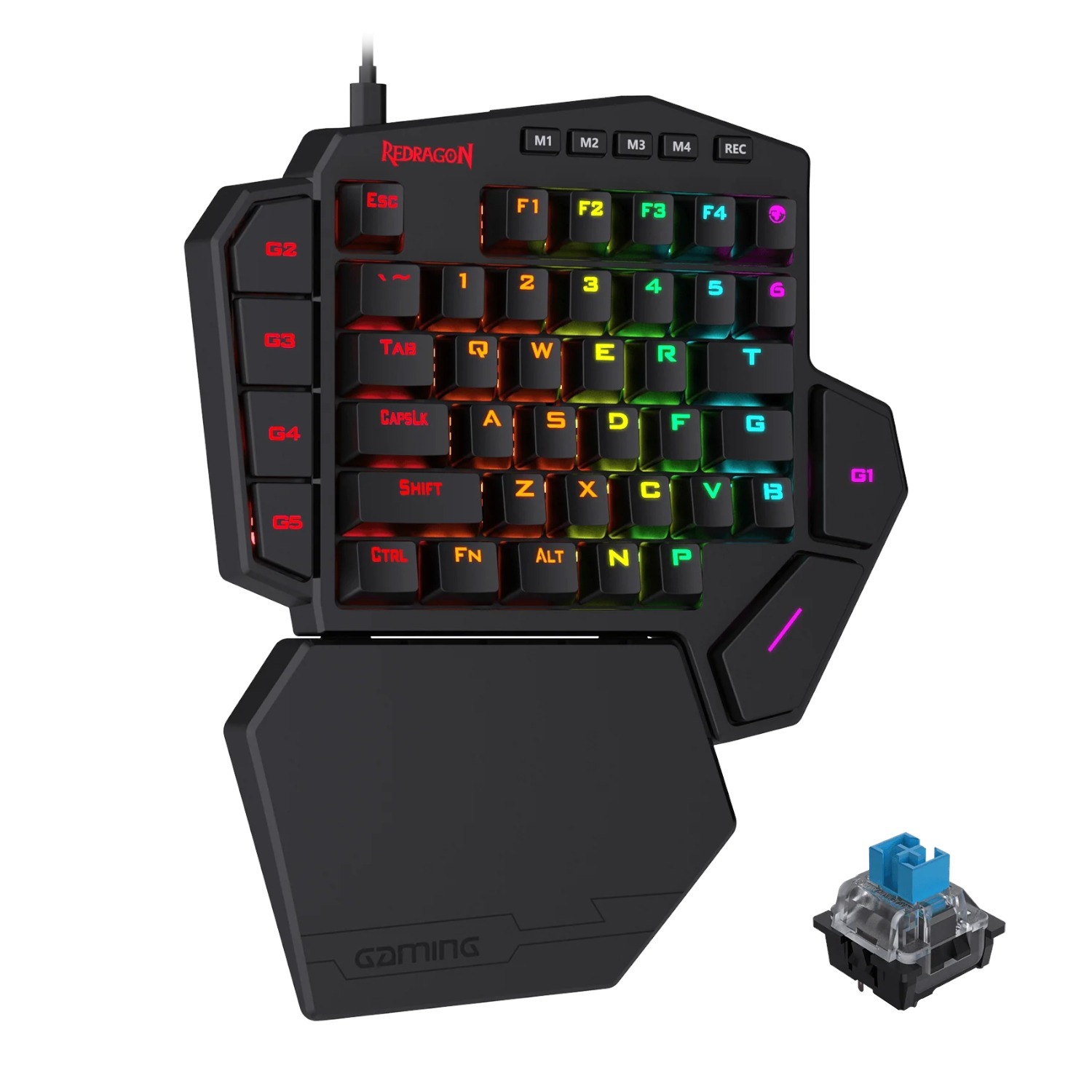 Redragon K585 DITI ELITE PRO RGB 40% Wireless Mechanical Gaming Keyboard - Blue Switches 1 RD-K585RGB-PRO-B_Redragon-K585-DITI-ELITE-PRO-RGB-. Redragon K585 DITI ELITE PRO RGB 40% Wireless Mechanical Gaming Keyboard - Blue Switches