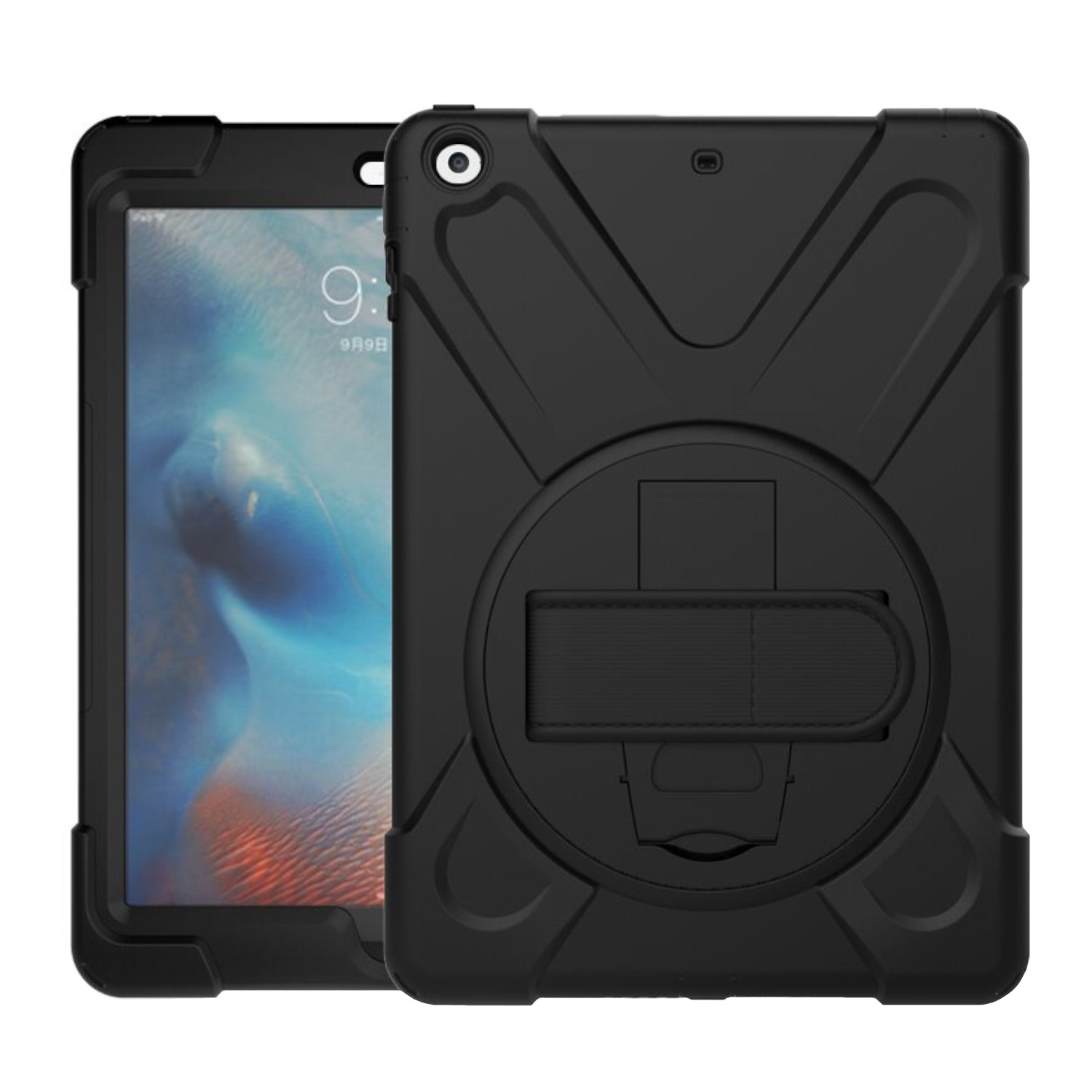 Port Designs Pro Shock 360 Rugged Protective and Rotative Folio for Samsung Galaxy Tab A9+ - Black 1 201535_Port-Designs-Pro-Shock-360-Rugged-Protectiv. Port Designs Pro Shock 360 Rugged Protective and Rotative Folio for Samsung Galaxy Tab A9+ - Black
