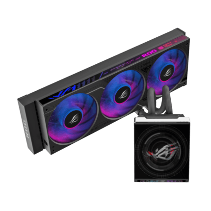 ROGSTRIXSLCIV360ARGBLCD_ASUS_ROG_Strix_SLC_IV_360_. ASUS ROG Strix SLC IV 360 ARGB LCD Liquid CPU Cooler - Black