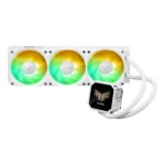 TUFGAMINGLCIII360ARGBLCDW_ASUS-TUF-Gaming-LC-III-3. ASUS TUF Gaming LC III 360 ARGB CPU Liquid Cooler - White