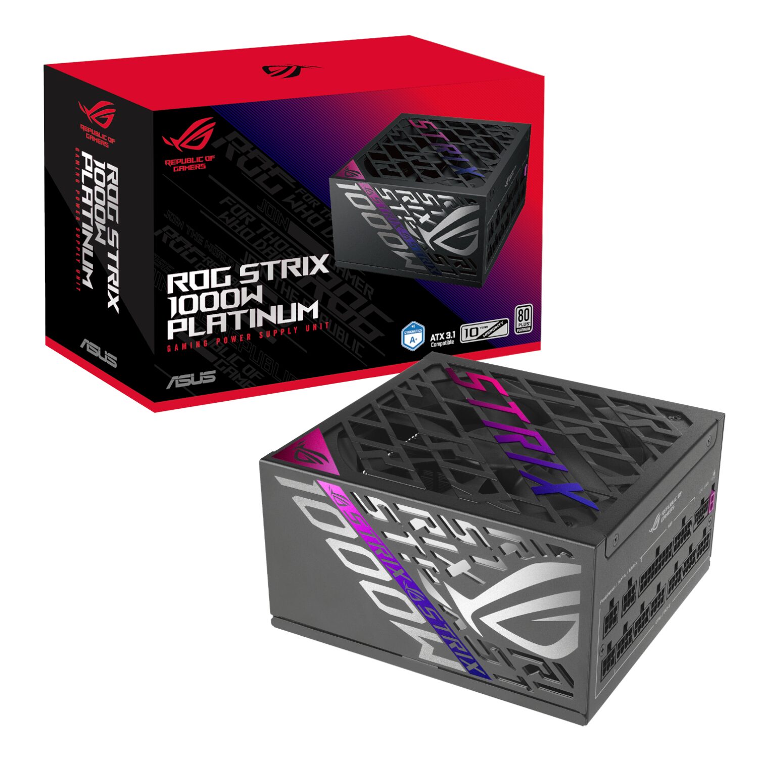 ASUS ROG STRIX 1000W 80 PLUS Platinum ATX 3.1 Fully-Modular Power Supply 1 ROG-STRIX-1000P-GAMING_ASUS_ROG_STRIX_1000W_80_PLU. ASUS ROG STRIX 1000W 80 PLUS Platinum ATX 3.1 Fully-Modular Power Supply