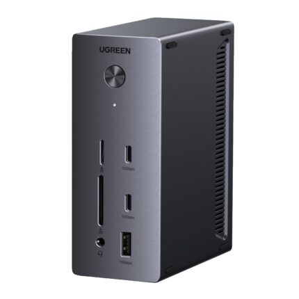 CM843-85489_UGreen_USB_Type-C_TO_USB2x_HDMIDPRJ45_. UGreen 14-in-1 USB Type-C TO USB/2x HDMI/DP/RJ45 Docking Station