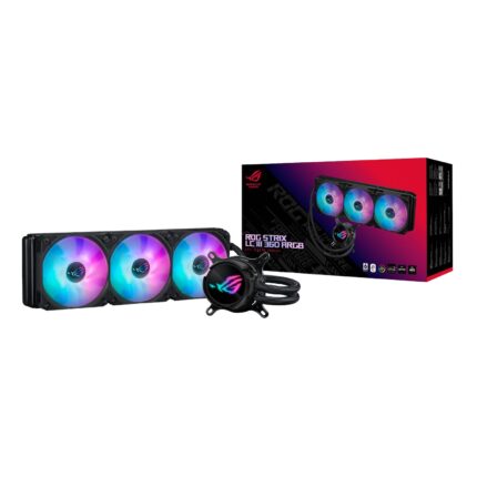 ROGSTRIXLCIII360ARGB_ASUS_ROG_Strix_LC_III_360_ARG. ASUS ROG Strix LC III 360 ARGB Liquid CPU Cooler - Black