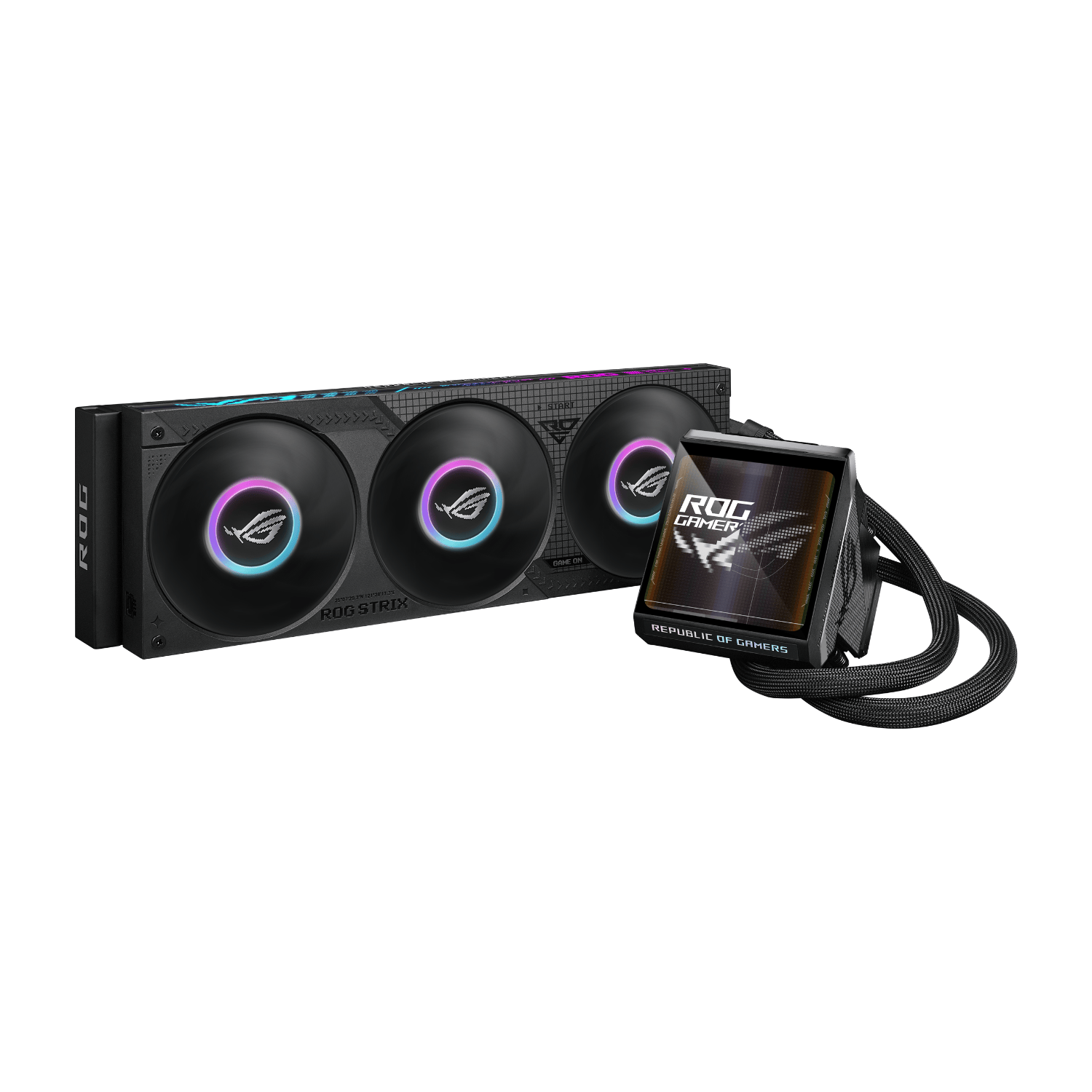Asus ROG Strix LC IV 360 ARGB LCD Liquid Cooler - Black 1 ROGSTRIXLCIV360ARGBLCD_Asus_ROG_Strix_LC_IV_360_AR. Asus ROG Strix LC IV 360 ARGB LCD Liquid Cooler - Black