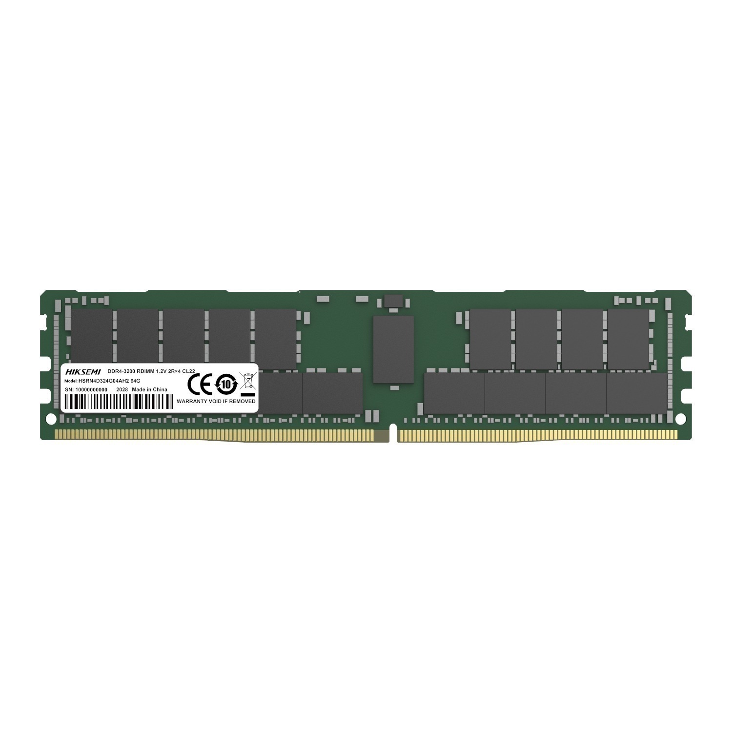 Hiksemi 64GB 3200Mhz DDR4 RDIMM Memory 1 HSRN4D324G04AH2-64G_Hiksemi-64GB-DDR4-RDIMM-Memory. Hiksemi 64GB 3200Mhz DDR4 RDIMM Memory
