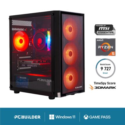 PCB_RANGER_01_PCBuilder-Ryzen-5-5500-RANGER-Window. PCBuilder Ryzen 5 5500 RANGER Windows 11 Gaming PC