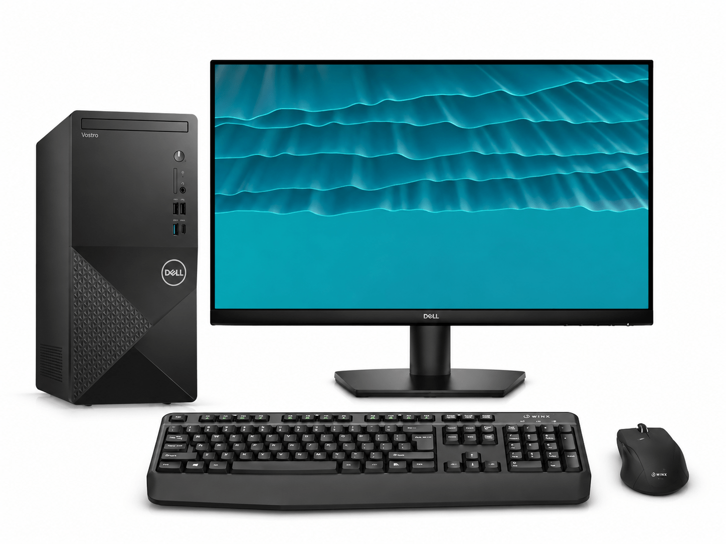 Dell Vostro 3030 i3 12th Gen Desktop and 24 inch Monitor Bundle 1 dell combo. Dell Vostro 3030 i3 12th Gen Desktop and 24 inch Monitor Bundle