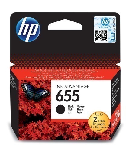 HP 655 Black Original Ink Advantage Cartridge - Pigment-Based | 550 Page Yield 2 CZ109AE_default.jpg. HP 655 Black Original Ink Advantage Cartridge - Pigment-Based | 550 Page Yield