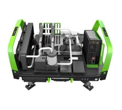 CH-IXF2KG+1065 #3. In Win X-Frame 2.0 Limited Edition Open-Frame - Black/Green (Includes Signature Series 1065W PSU)