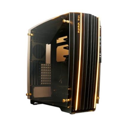 CH-IHF2Y+1065 #2. In Win H-Frame 2.0 Open-Air Chassis - Black/Yellow LED (Includes Signature Series 1065W PSU)