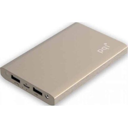 pqi-5000v-universal-mobile-power-bank-97mm-slim-de. Pqi 5000V powerbank Gold