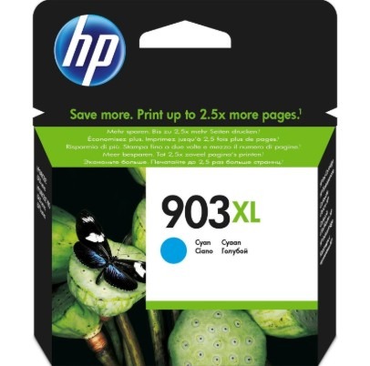 CT-H903XLC #2. HP 903XL High Yield Cyan Original Ink Cartridge - 825 Page Yield
