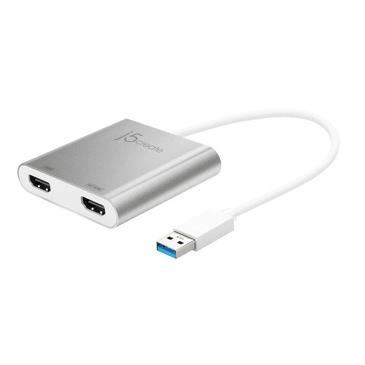 J5create JUA365 USB 3.0 To Dual HDMI Multi-Monitor Adapter 1 SC-JUA365 #1. J5create JUA365 USB 3.0 To Dual HDMI Multi-Monitor Adapter