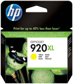 HP 920 XL Yellow Officejet Ink Cartridge 1 HCD974AE#1.png. HP 920 XL Yellow Cartridge