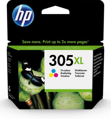 3YM63AE_default.jpg. HP #305XL High Yield Tri-color Original Ink Cartridge - HP 2720/4120