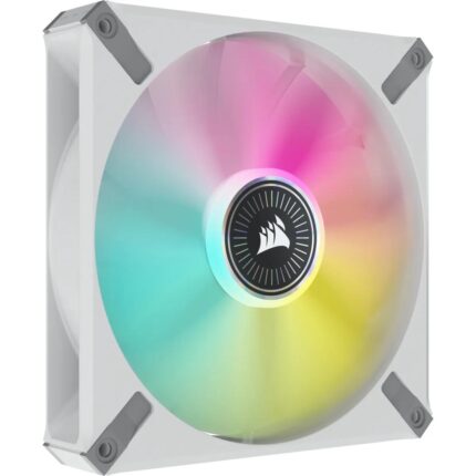 94381667_1513144690.jpg. Corsair ML140 140mm PWM 400 - 2000 RPM Premium Magnetic Levitation Fan; Dual Pack With Lighting Node Core - White