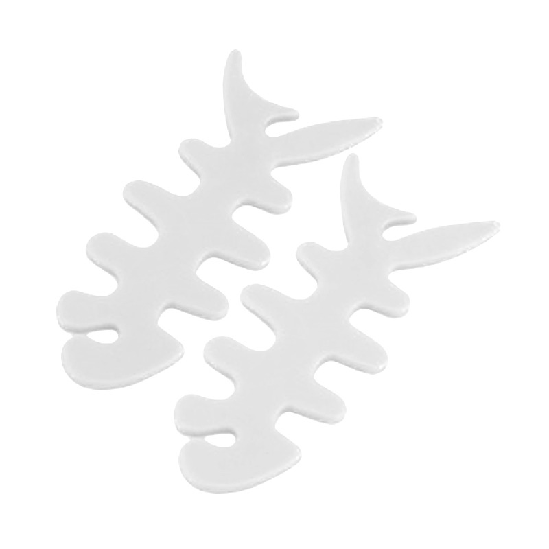 CO030 5 Bays Fishbone Cable Organizer Clips 1 CO030-white.jpg. CO030 5 Bays Fishbone Cable Organizer Clips