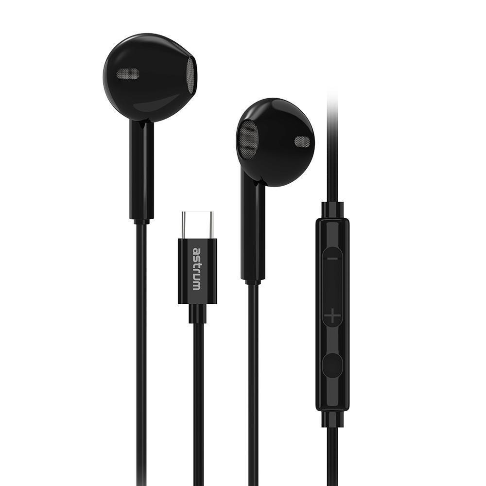 EB500 USB-C Stereo Metal Earphones with Mic - Black 1 EB500-06.jpg. EB500 USB-C Stereo Metal Earphones with Mic - Black