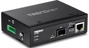 TI-F11SFP-02.jpg. TrendNet Hardened Industrial 100/1000 Base-T to SFP Media Converter