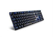 PureWriter_GER_angled.jpg. Sharkoon PureWriter Mechanical USB lkeyboard with Nuetral Blue LED illumination - 1000Hz MAX Polling Rate - Blue Switch